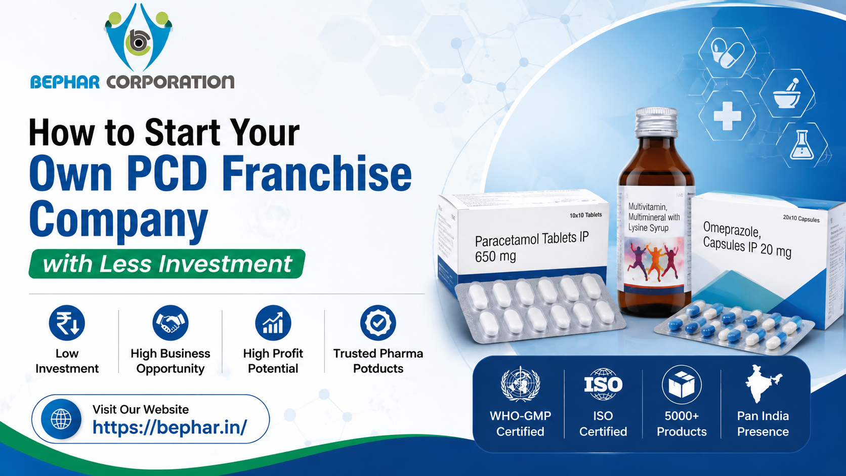 How to Start Your Own PCD Franchise Company with Less Investment