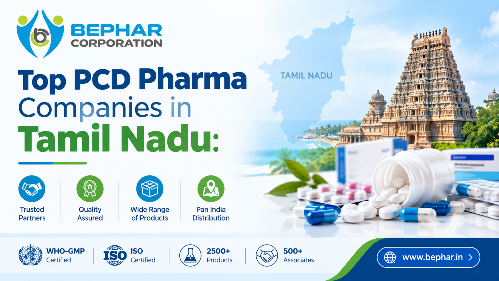Top PCD Pharma Companies in Tamil Nadu